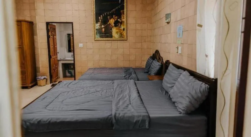 Bed in Pingview Villa Resort