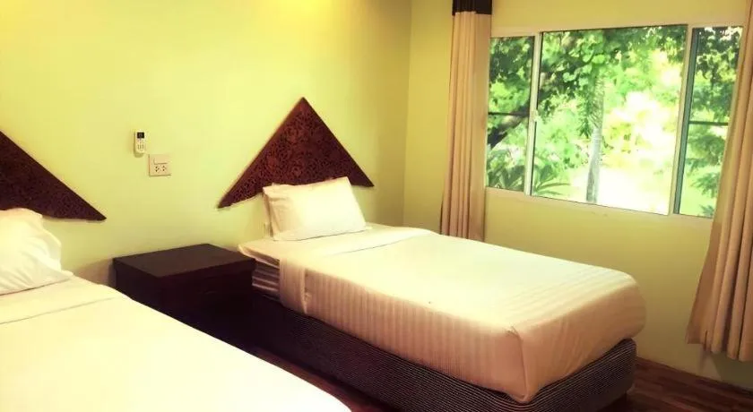 Bed in Pingview Villa Resort