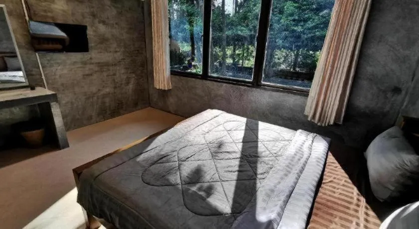 Bed in Pingview Villa Resort