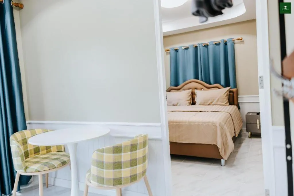 Bed in Pingview Villa Resort