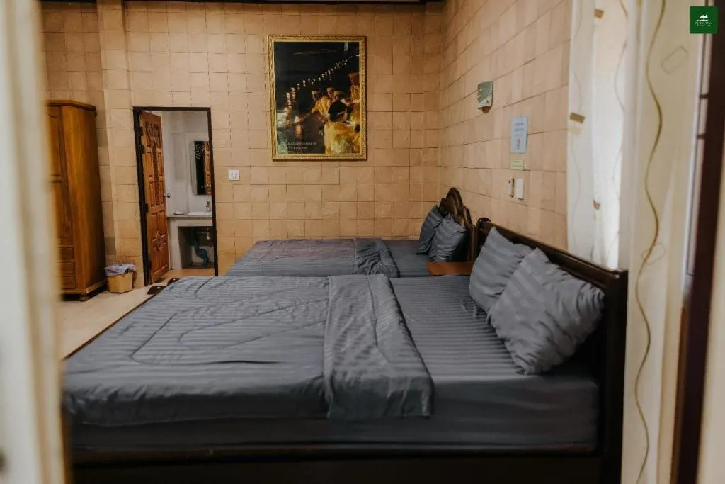 Bed in Pingview Villa Resort