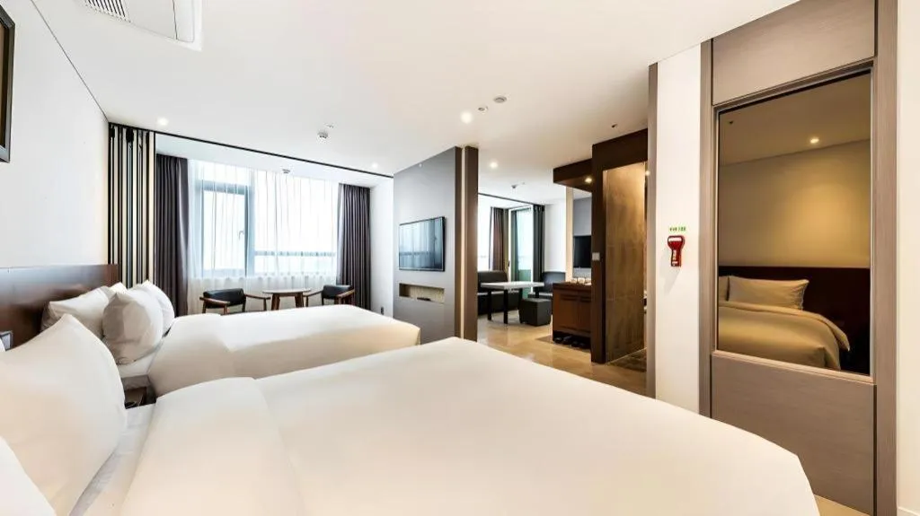 Bed in CS Premier Hotel