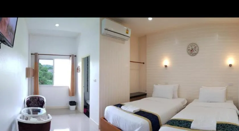 Bed in The Aam resort