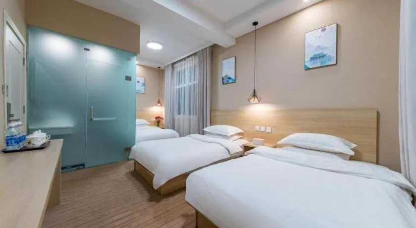 Bed in Zhaoxiangju Boutique Hotel Changshui Branch