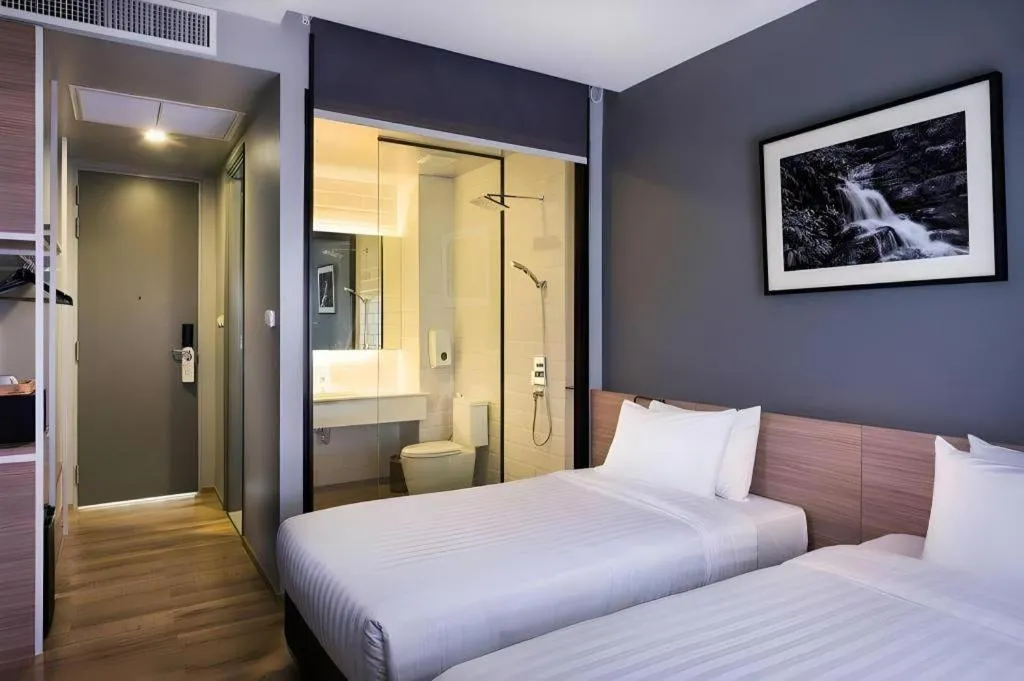 Bed in R Photo Hotel