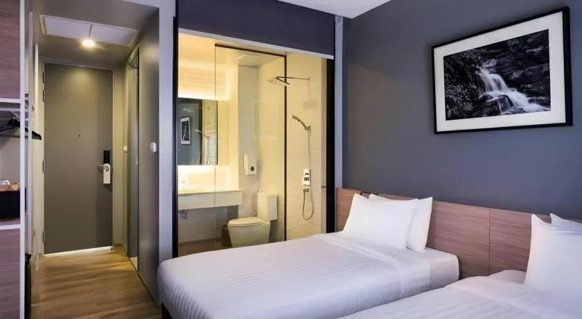 Bed in R Photo Hotel