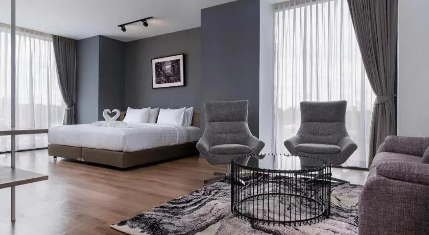 Bed in R Photo Hotel