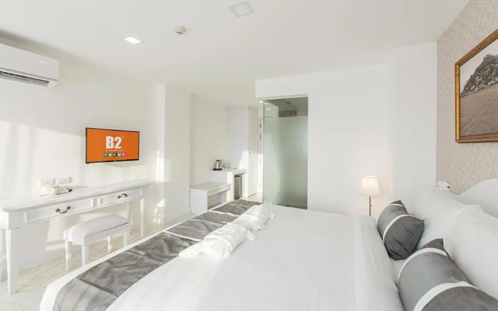 Bed in B2 Hua Hin Premier Hotel