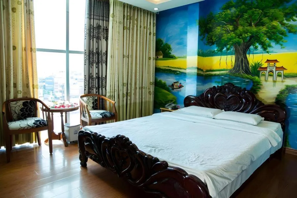 Bed in Phuong Linh Hotel