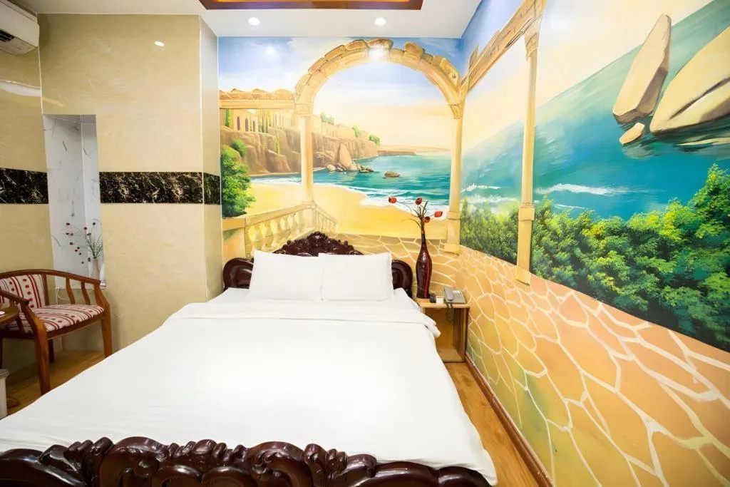 Bed in Phuong Linh Hotel
