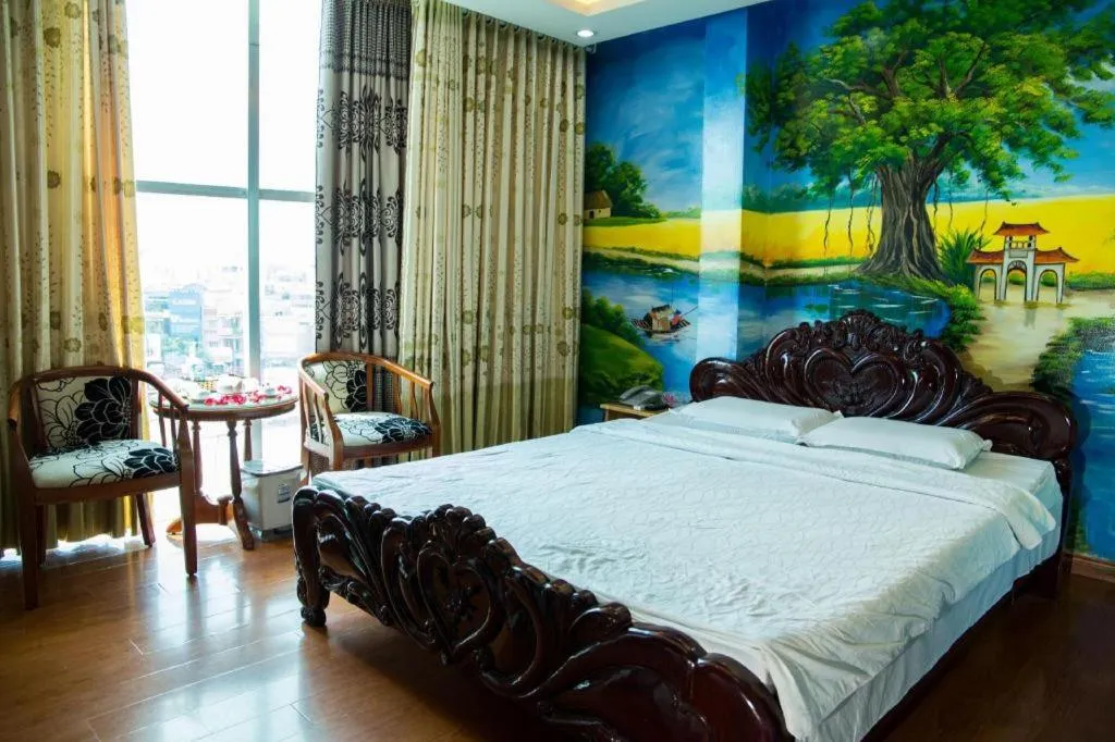 Bed in Phuong Linh Hotel