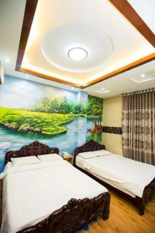 Bed in Phuong Linh Hotel