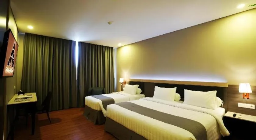 Bed in pyramid suites Hotel