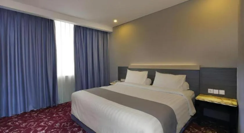 Bed in pyramid suites Hotel