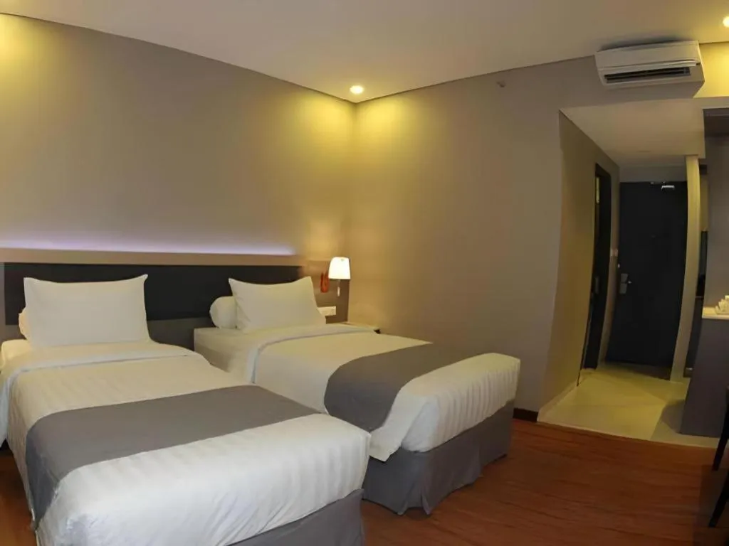 Bed in pyramid suites Hotel