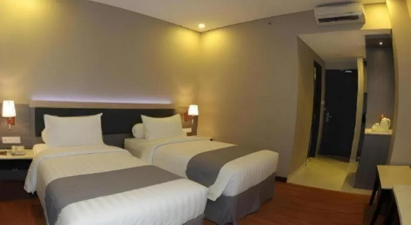 Bed in pyramid suites Hotel