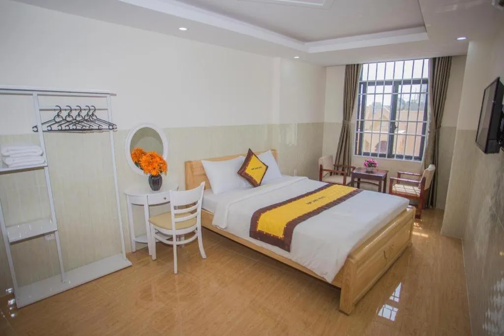 Bed in sun lake hotel