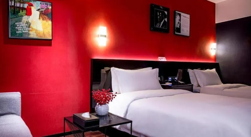 Bed in M Hotel Shenzhen Nanshan