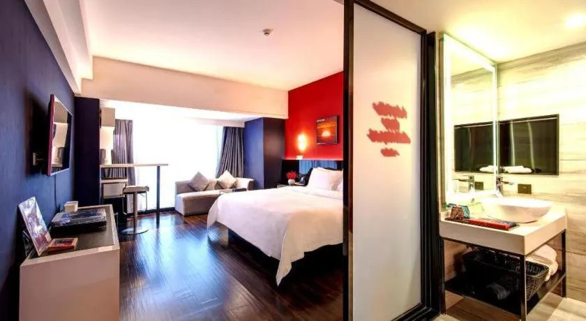 Bed in M Hotel Shenzhen Nanshan