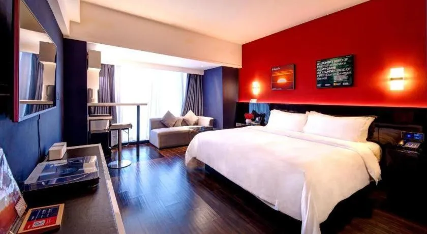 Bed in M Hotel Shenzhen Nanshan