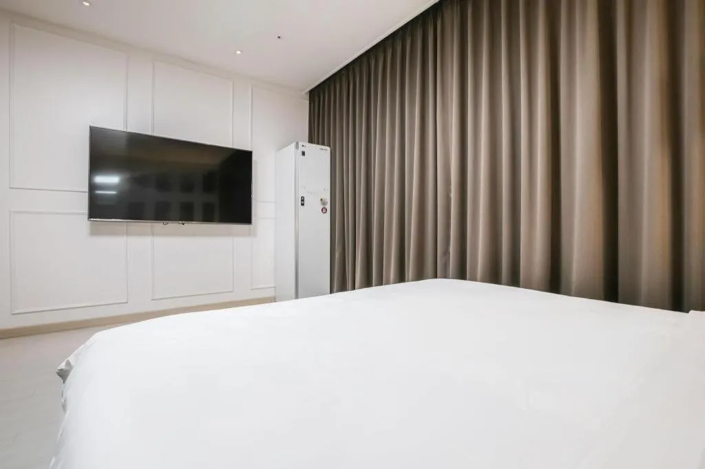 Bed in Hotel Morning Calm