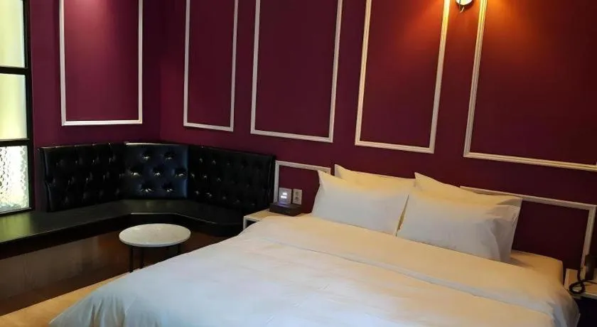 Bed in Hotel Morning Calm