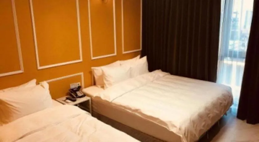 Bed in Hotel Morning Calm