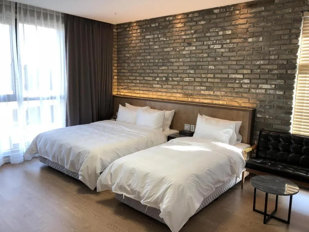 Bed in Hotel Morning Calm