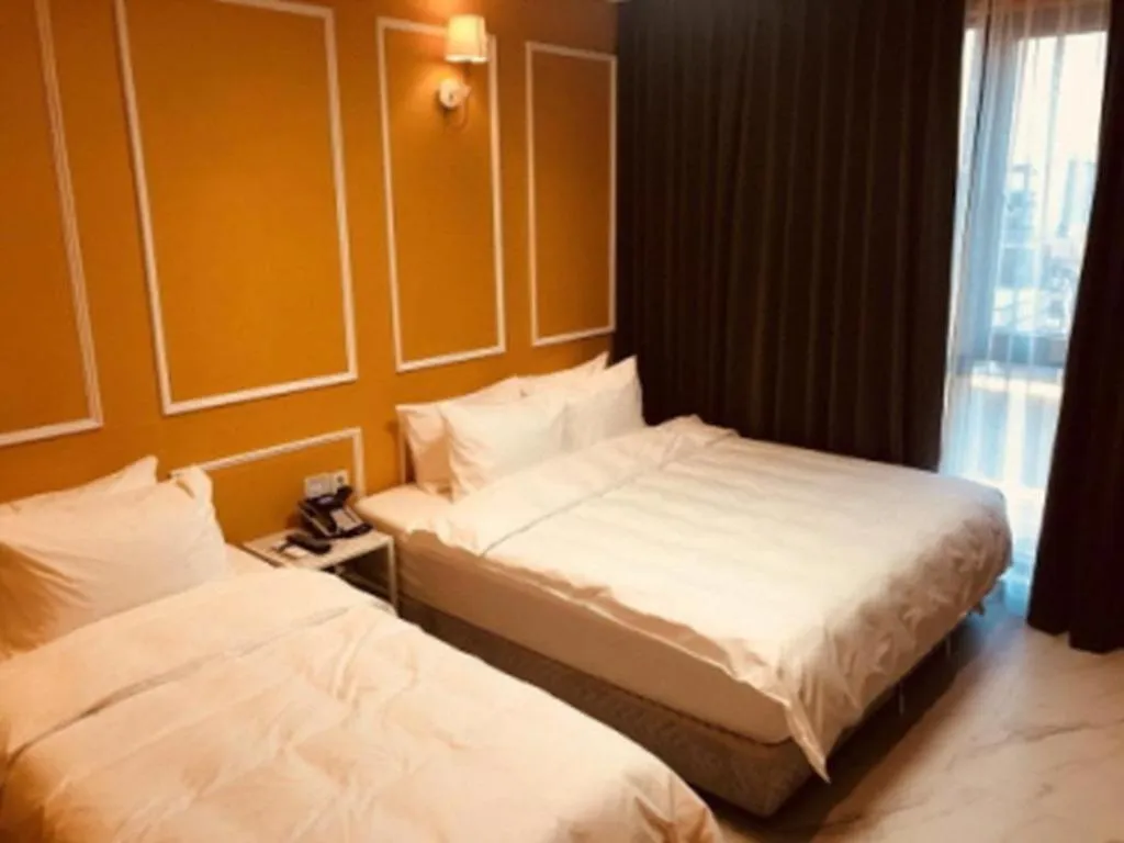 Bed in Hotel Morning Calm