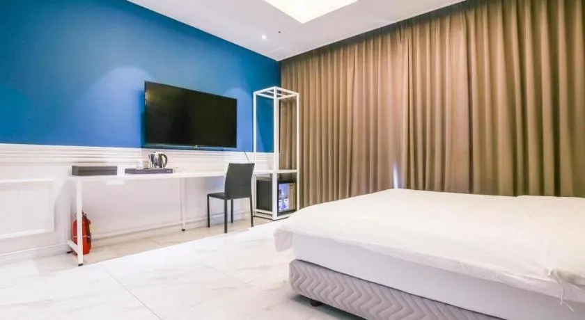 Bed in Hotel Morning Calm