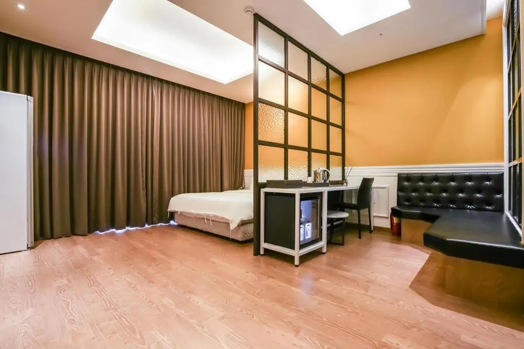 Bed in Hotel Morning Calm