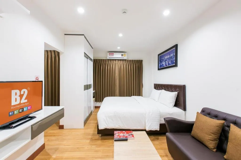 Bed in B2 Sriracha Premier Hotel