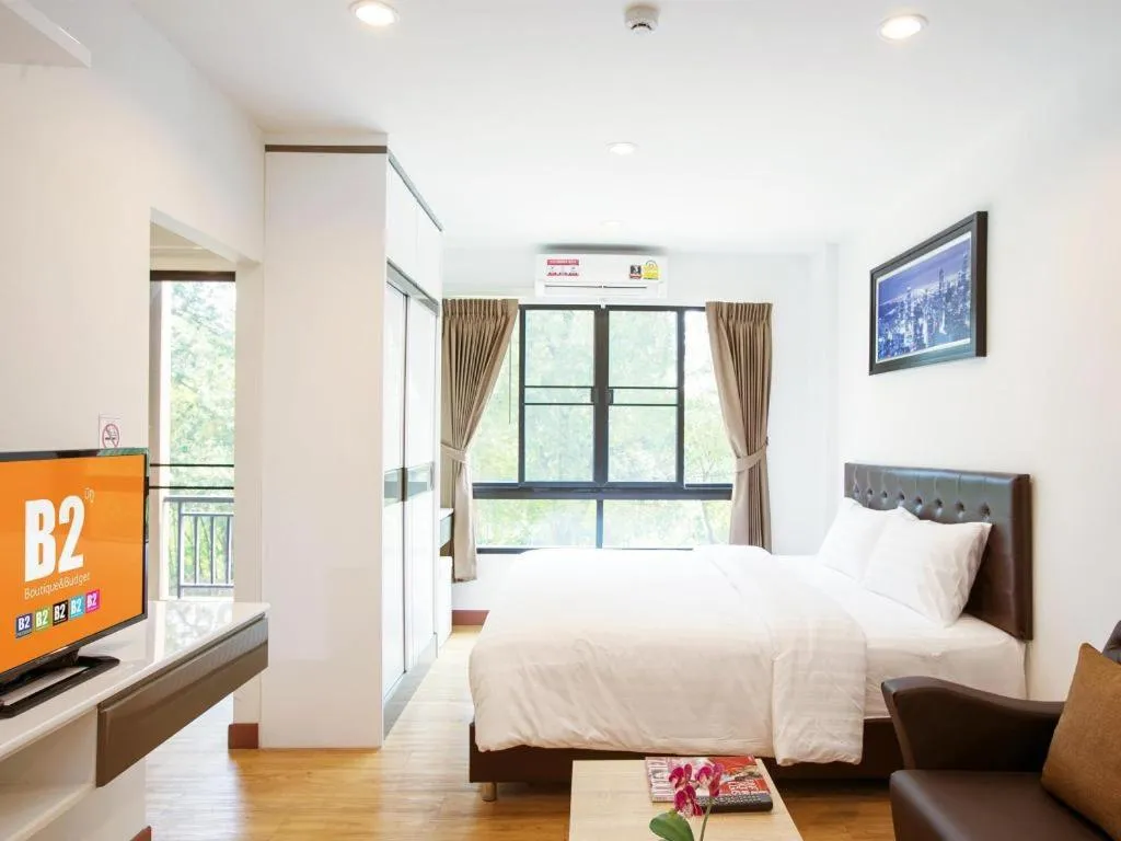 Bed in B2 Sriracha Premier Hotel