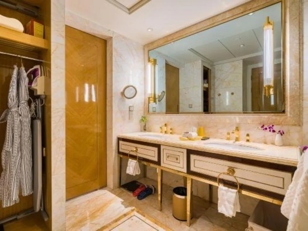 Bed in Suqian Hengli International Hotel