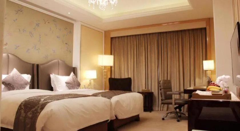 Bed in Suqian Hengli International Hotel