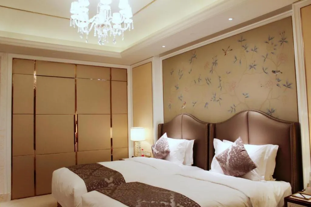 Bed in Suqian Hengli International Hotel