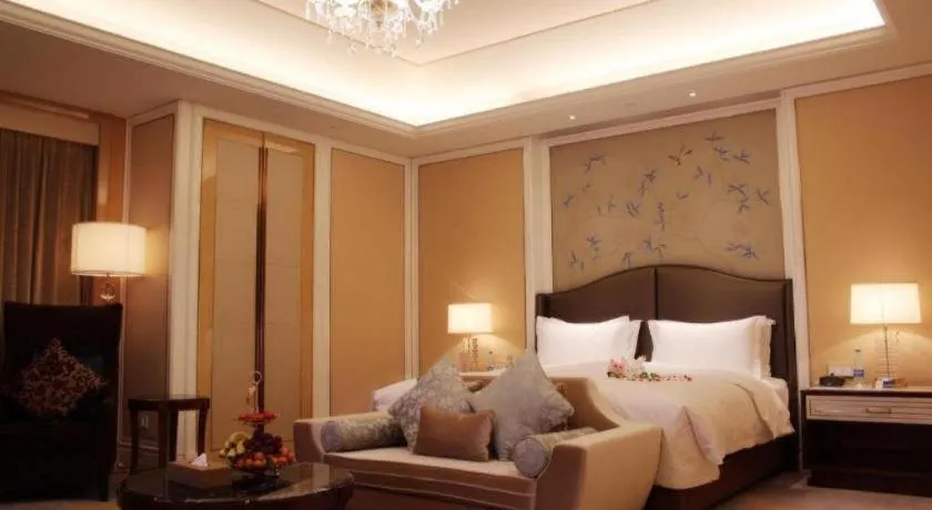 Bed in Suqian Hengli International Hotel