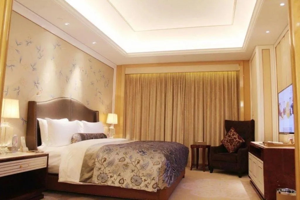 Bed in Suqian Hengli International Hotel