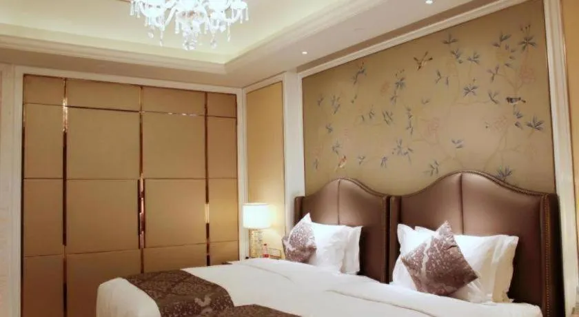 Bed in Suqian Hengli International Hotel