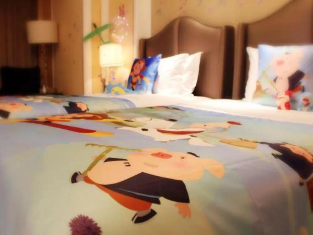 Bed in Suqian Hengli International Hotel