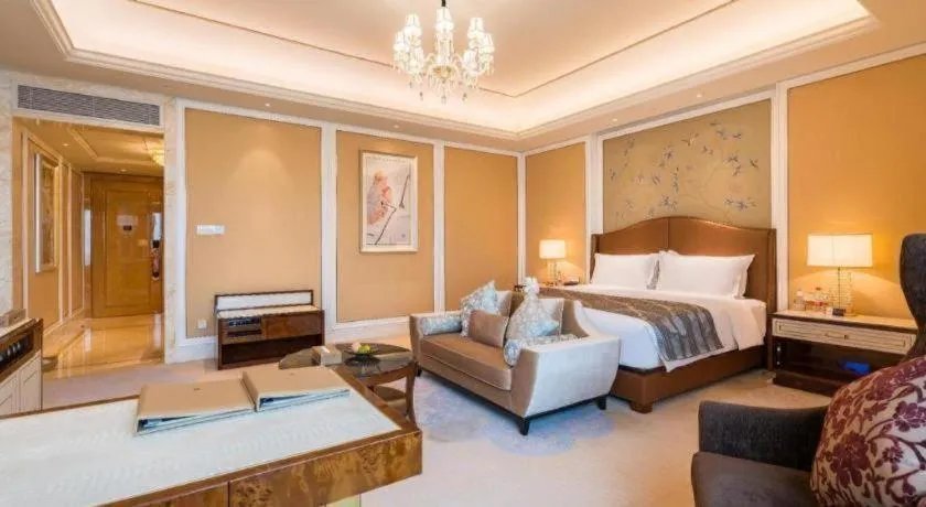 Bed in Suqian Hengli International Hotel