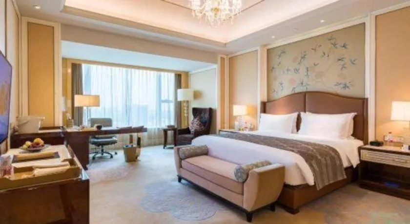 Bed in Suqian Hengli International Hotel
