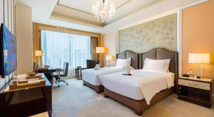 Bed in Suqian Hengli International Hotel