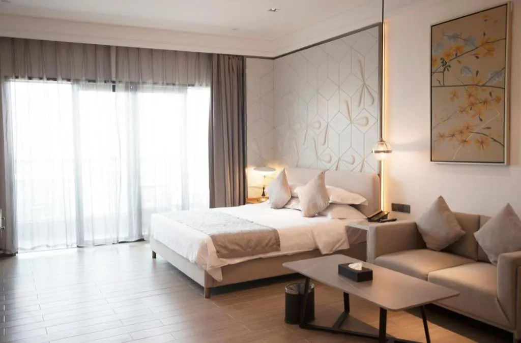 Bed in Rock Platinum Sea View Hotel