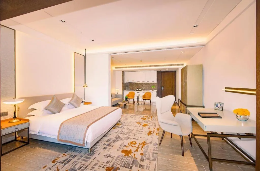 Bed in Rock Platinum Sea View Hotel