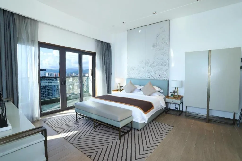 Bed in Rock Platinum Sea View Hotel