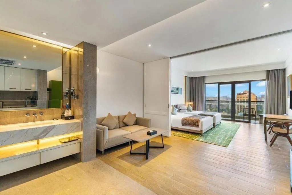 Bed in Rock Platinum Sea View Hotel