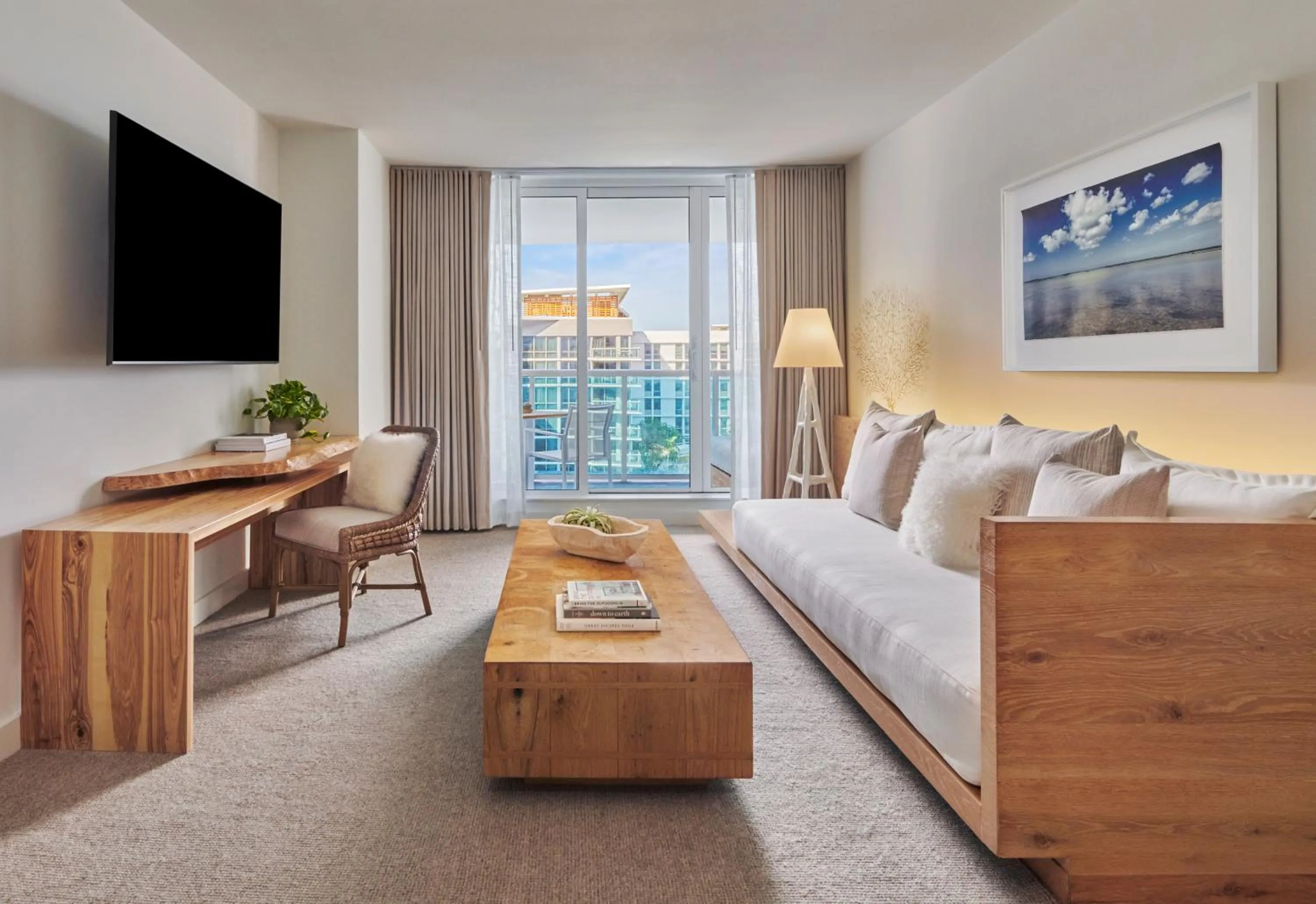 Living room in 1 Hotel South Beach