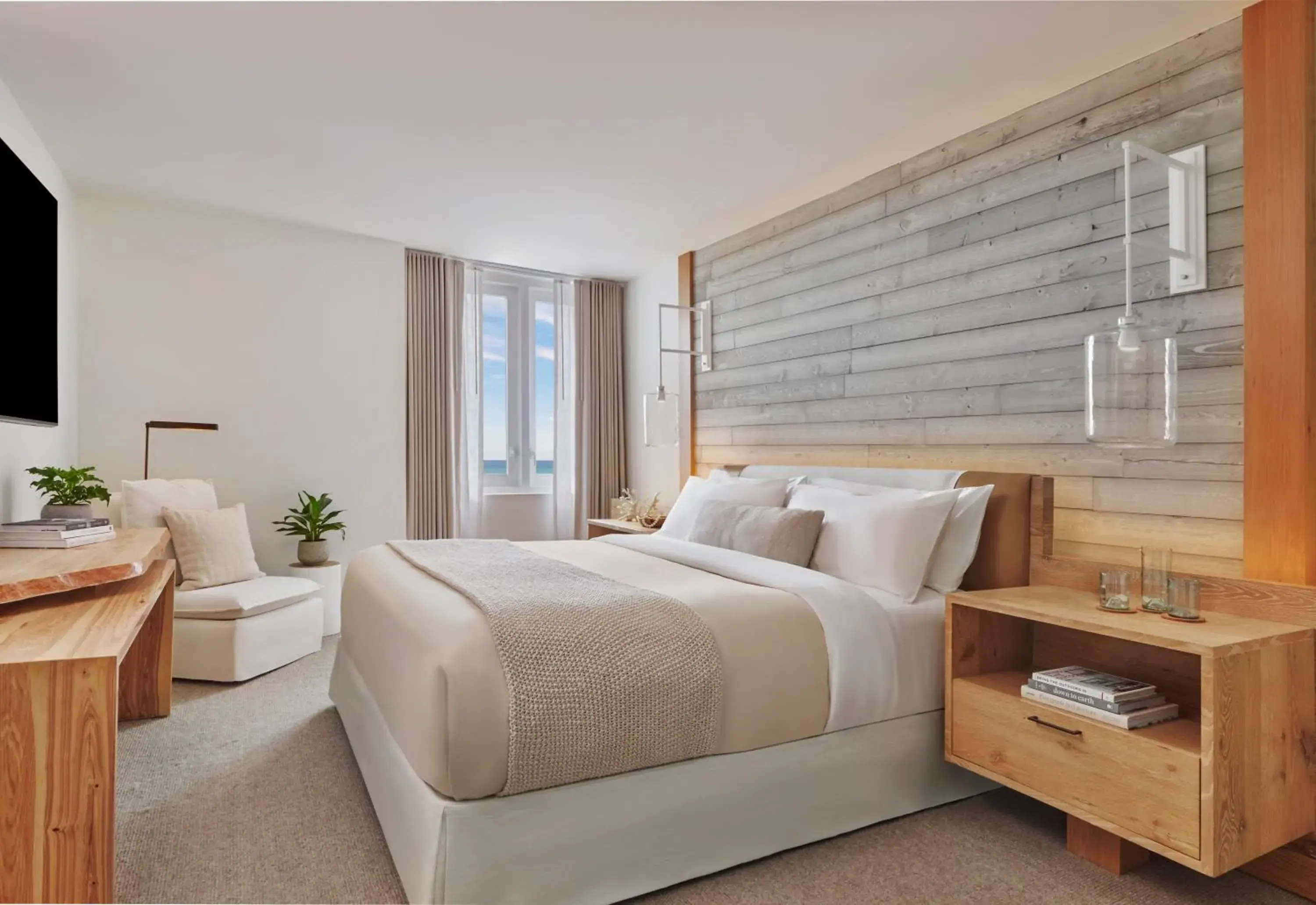 One-Bedroom King Suite with Balcony and Ocean View in 1 Hotel South Beach One-Bedroom King Suite with Balcony and Ocean View in 1 Hotel South Beach