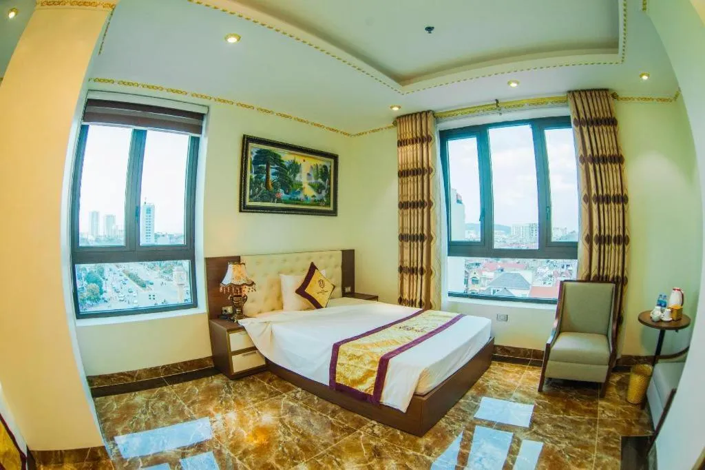 Bed in BACNINH HARMONY HOTEL